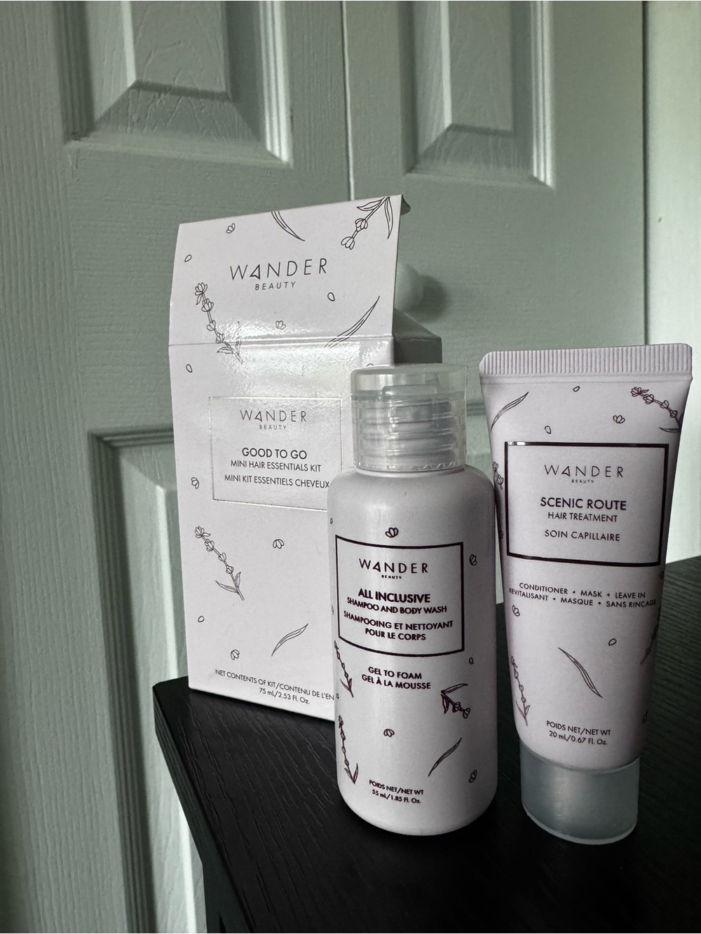 Wander All Inclusive Shampoo & Scenic Route Hair Treatment - Light Pink